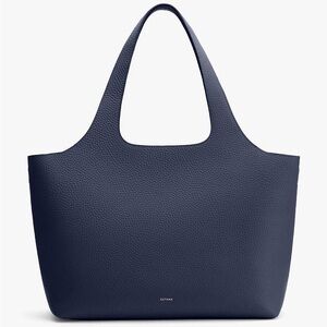 Cuyana 16” system tote in Navy/Storm